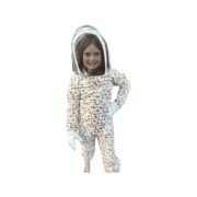 Kids Floral Beekeeping Suit with Fencing Veil