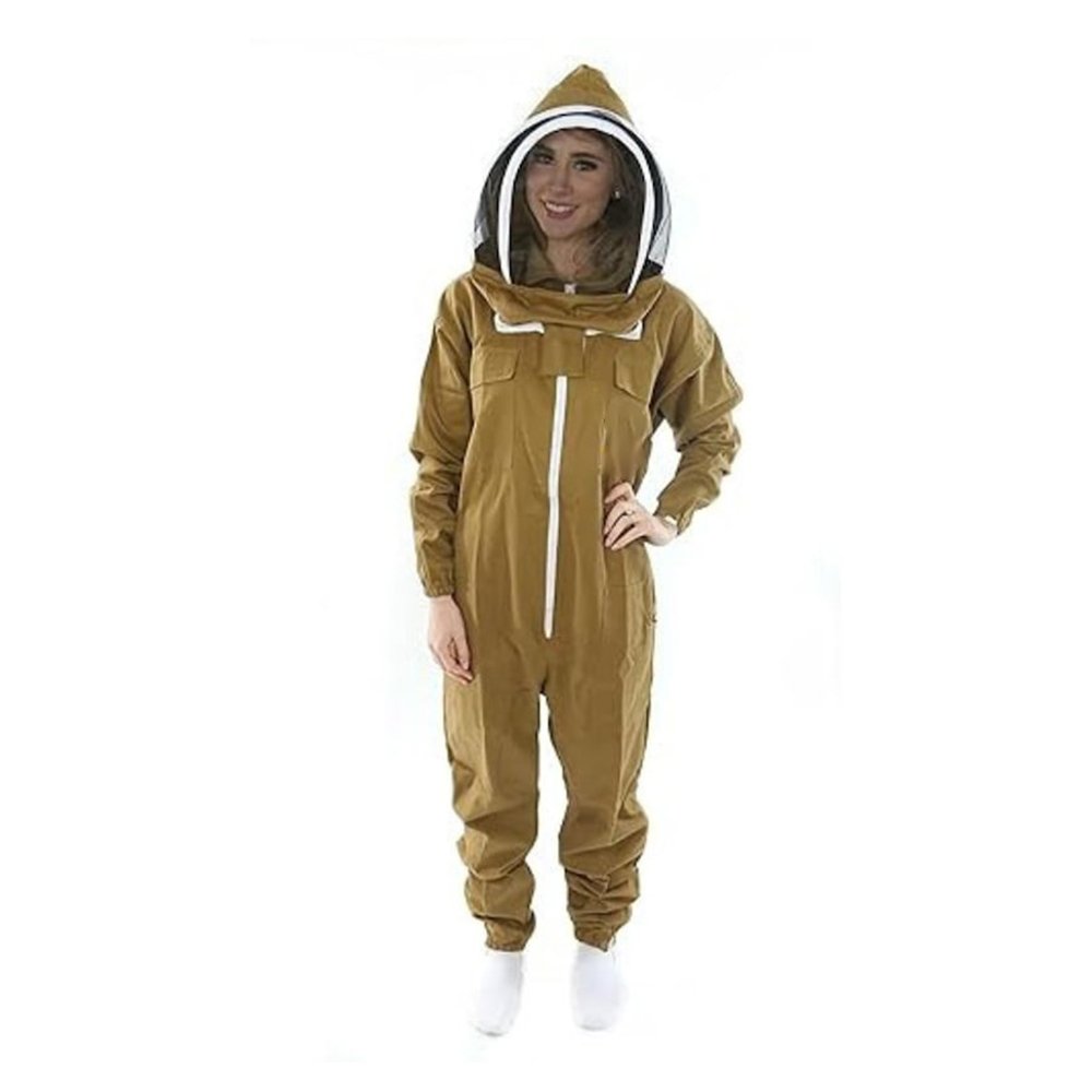 Brown Cotton Beekeeping Suit