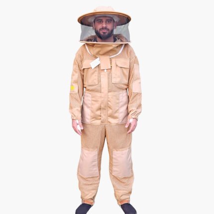 Khaki Mesh Ventilated Beekeeping Suit