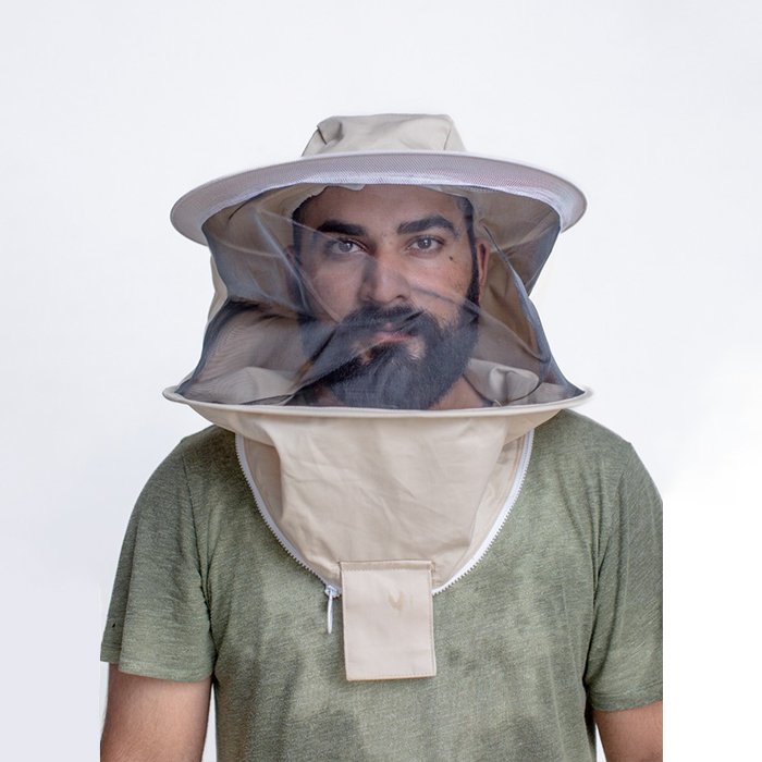 HiveSafe Beekeeping Veil with Durable Triple-Layer Mesh
