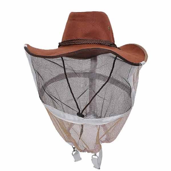 Smokey Topaz Beekeeping Hat with Elastic Band and Secure Fit