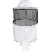 White Cotton Beekeeping Veil with Premium Protective Design