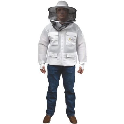Super Lite 3D White Beekeeping Jacket with Ventilated Layers