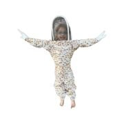 Kids Floral Beekeeping Suit with Fencing Veil