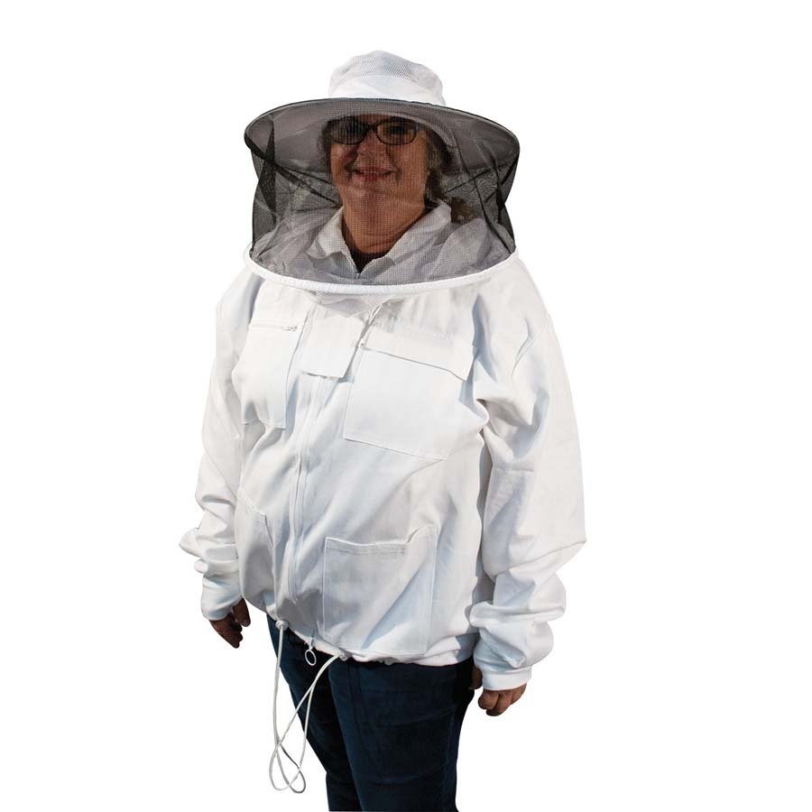White Professional Beekeeping Protective Cotton Jacket White Professional Beekeeping Protective Cotton Jacket
