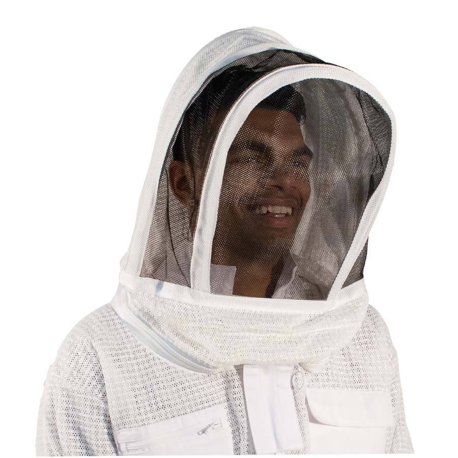 White Full Ventilated English Veil