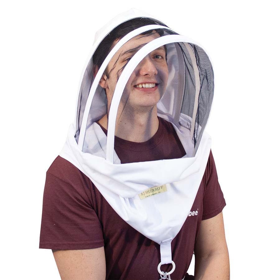 White Full Ventilated English Veil