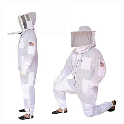White Ventilated Beekeeping Suit