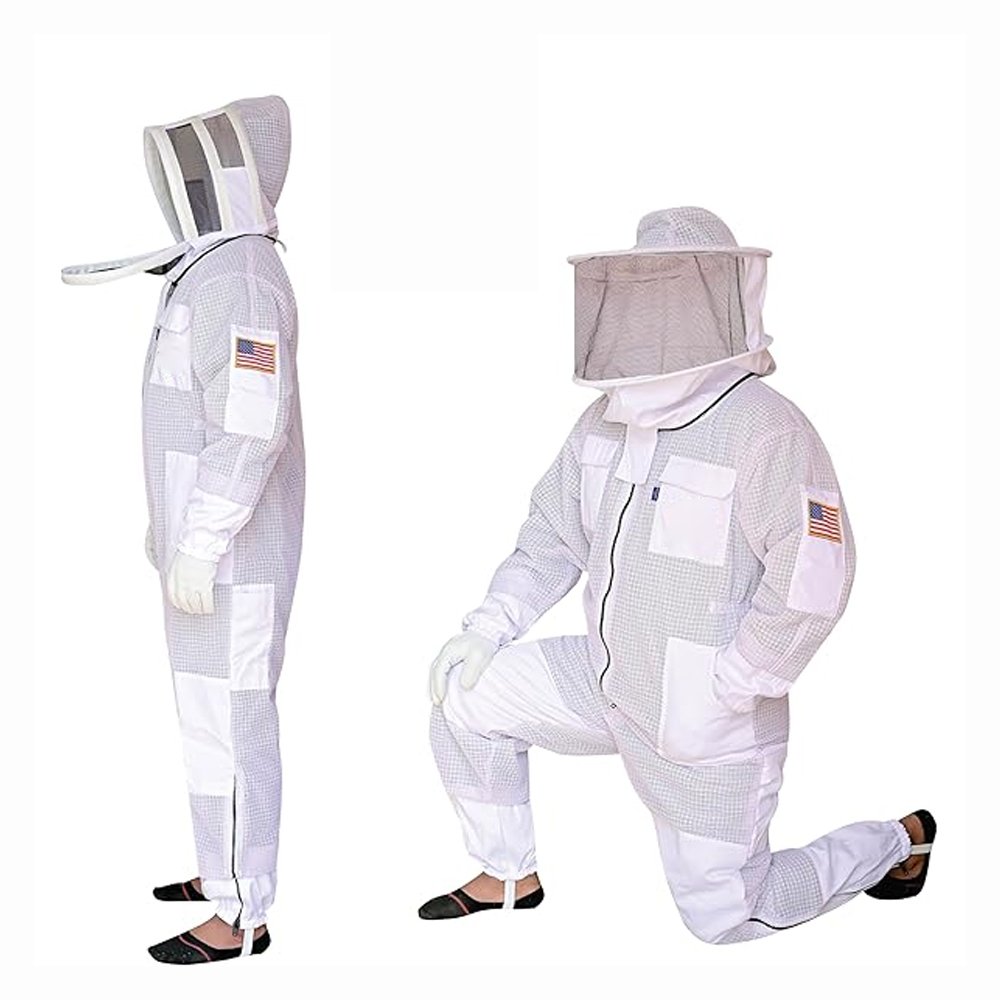 White Ventilated Beekeeping Suit White Ventilated Beekeeping Suit