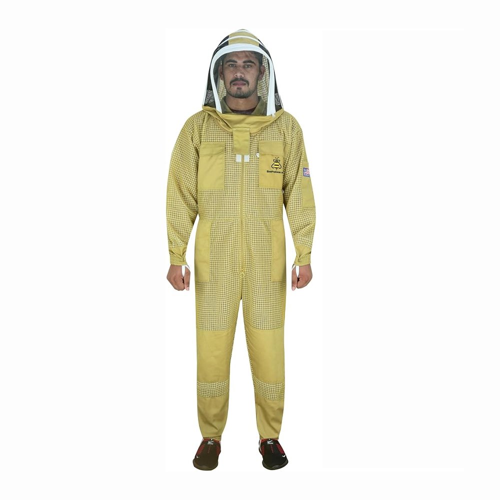 Ventilated Beekeeping Brown Suit