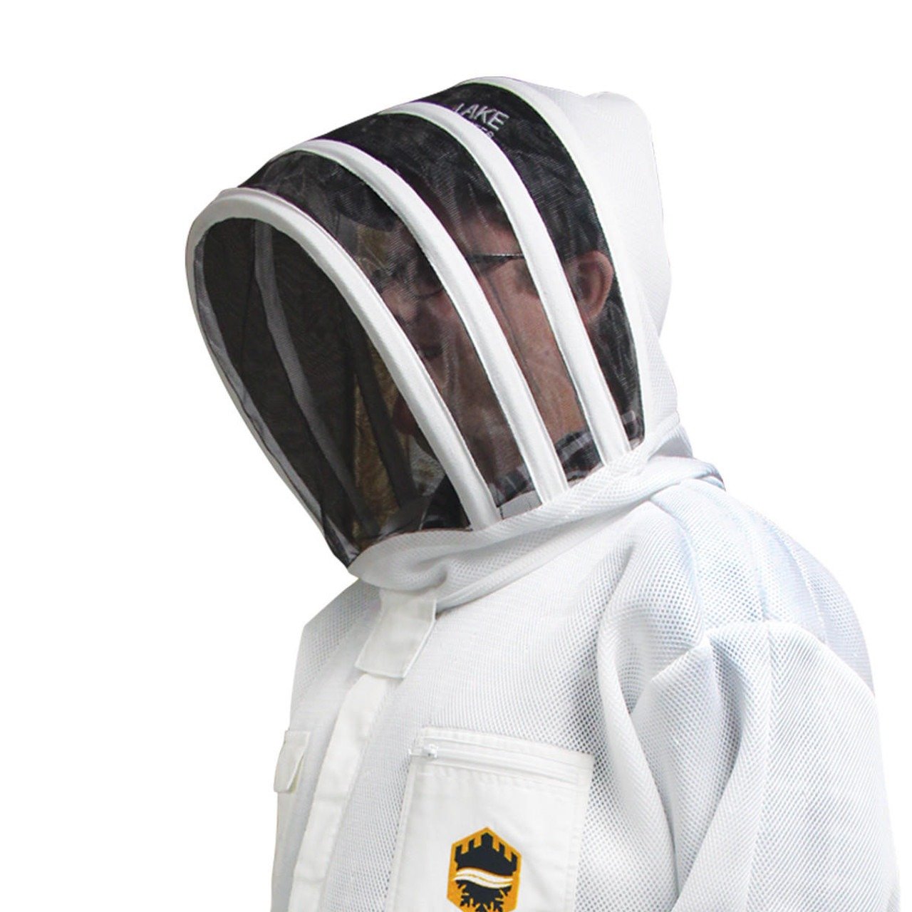 White ProVent Replacement Hooded Beekeeping Veil
