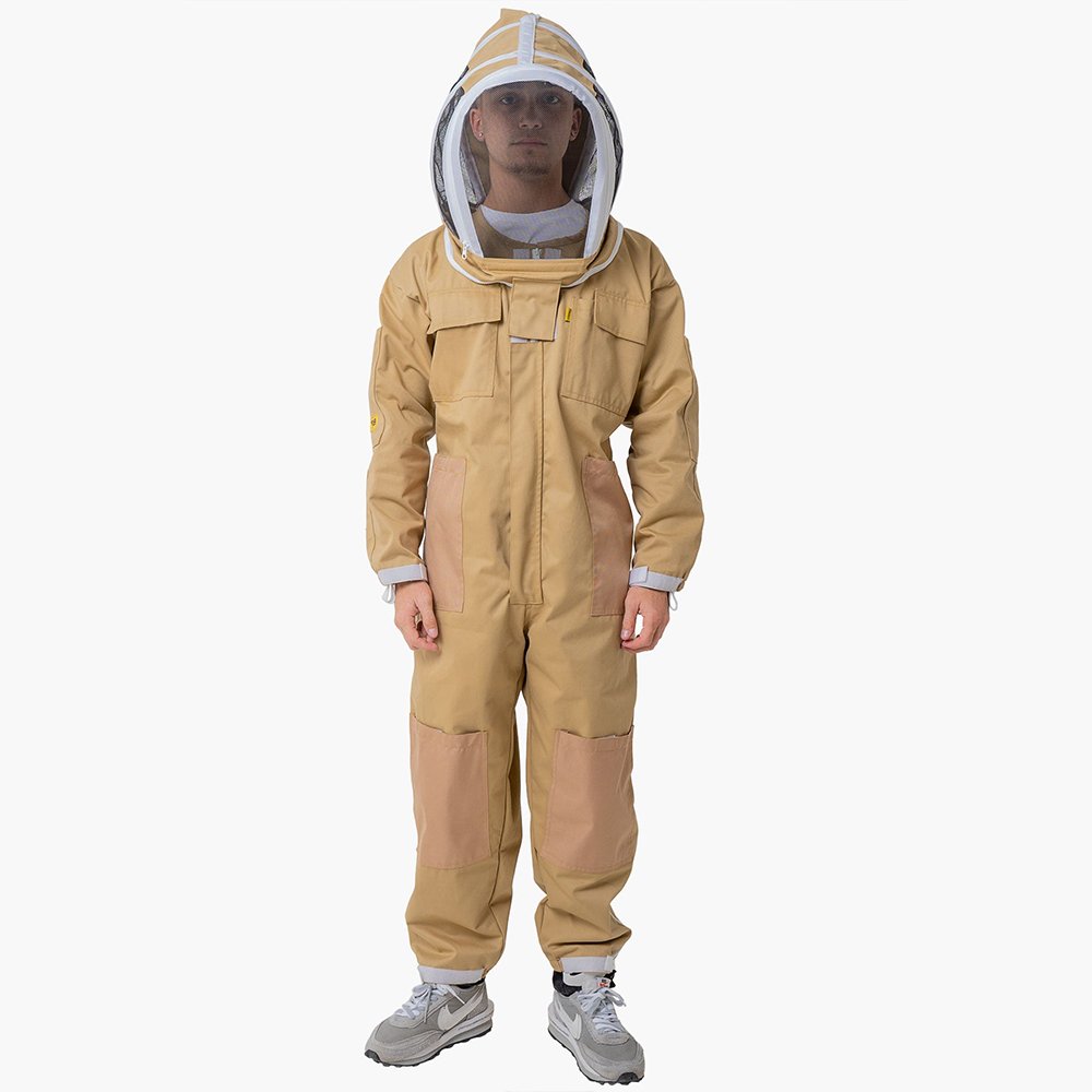 Khaki Beekeeping Suit With Hood