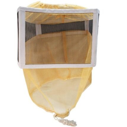 Gold Square Veil for Beekeeping Safety
