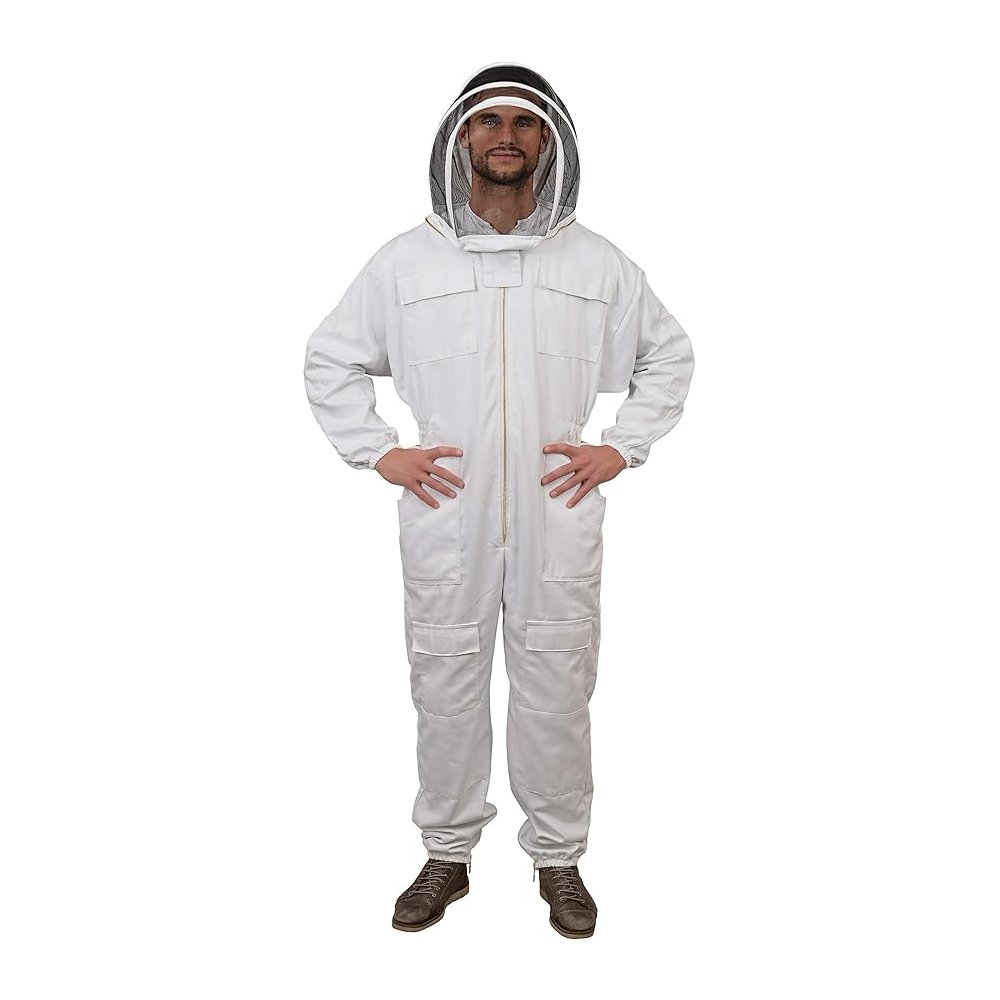 White Polycotton Beekeeping Suit White Polycotton Beekeeping Suit