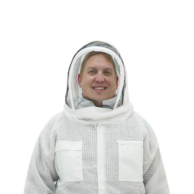 White Replacement Hooded Veil for Jackets