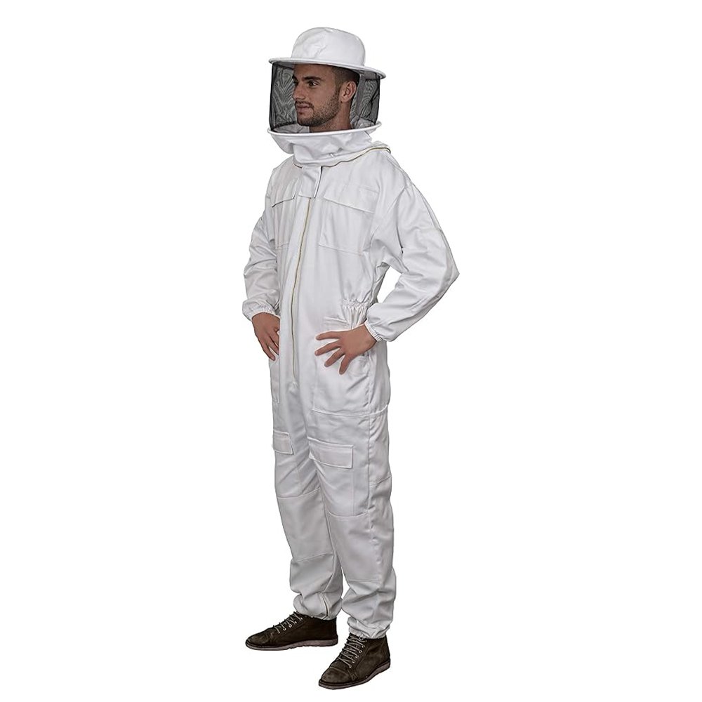 White Polycotton Beekeeping Suit White Polycotton Beekeeping Suit