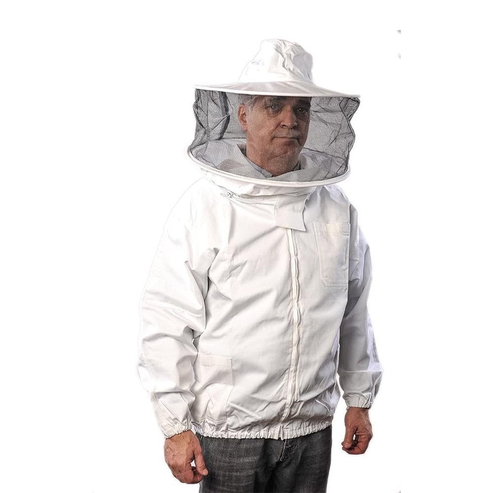 Premium White Cotton Beekeeping Suit