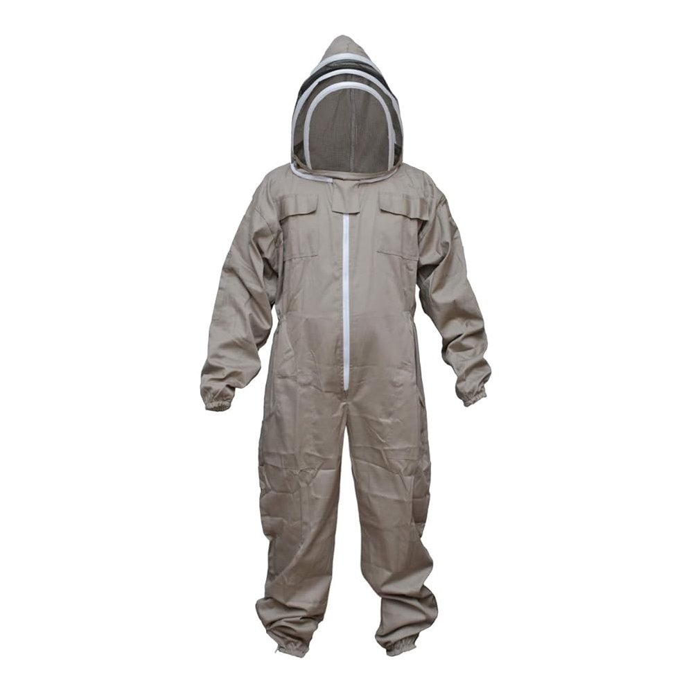 Beige Cotton Beekeeping Suit
