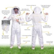 White Polycotton Beekeeping Suit