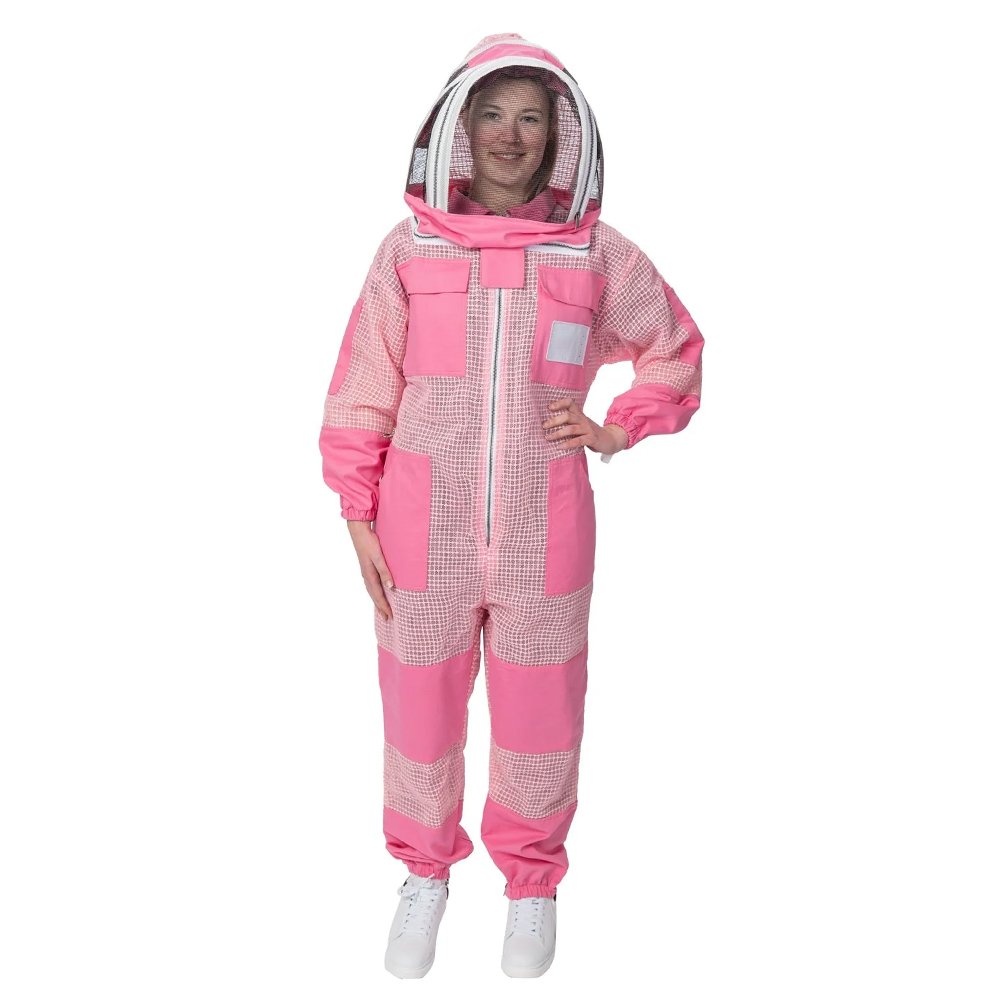 Pink Cotton Beekeeping Suit