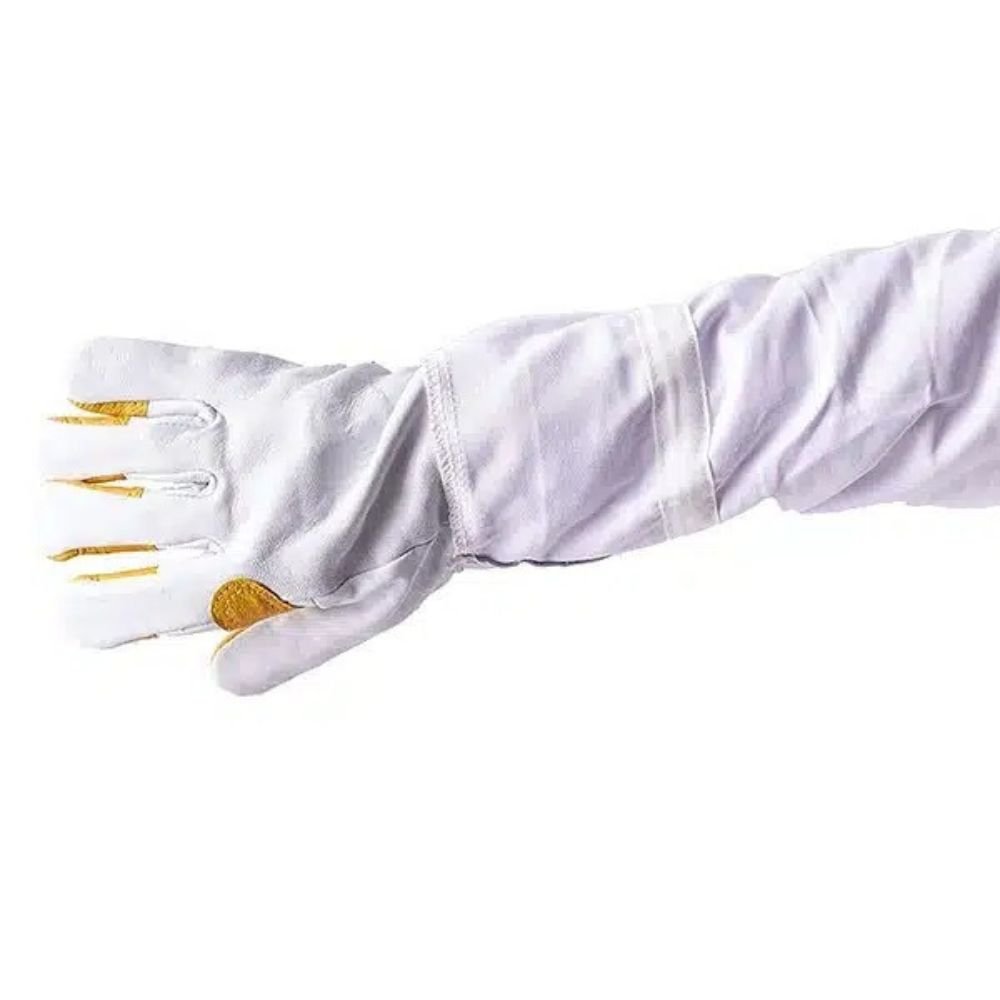 Durable Bee Gloves Leather with Thick Fabric Protection Durable Bee Gloves Leather with Thick Fabric Protection