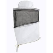 White Cotton Beekeeping Veil with Premium Protective Design