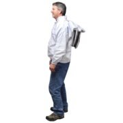 White Economy Hooded Beekeeping Jacket