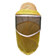 Yellow Round Beekeeping Protective Veil for Comfort
