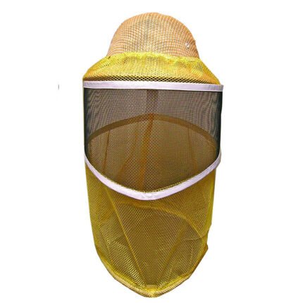 Yellow Round Beekeeping Protective Veil for Comfort