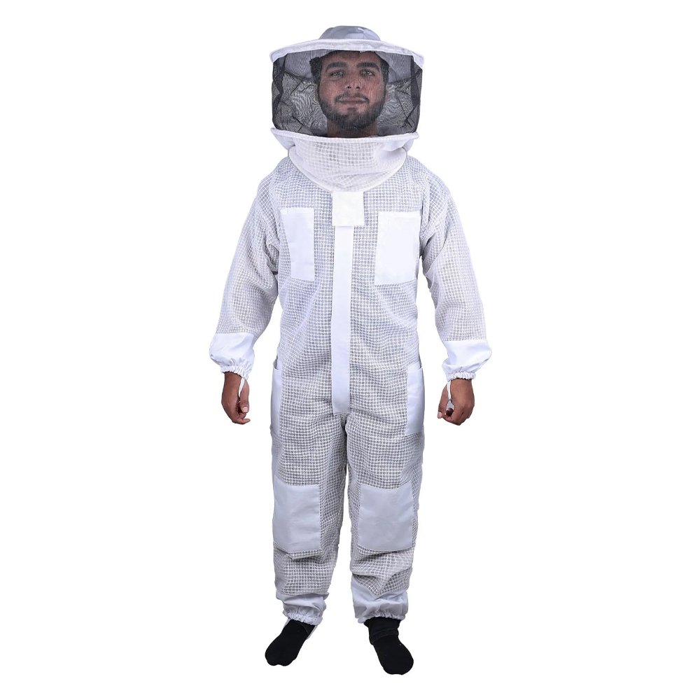 White Cotton Beekeeping Suit