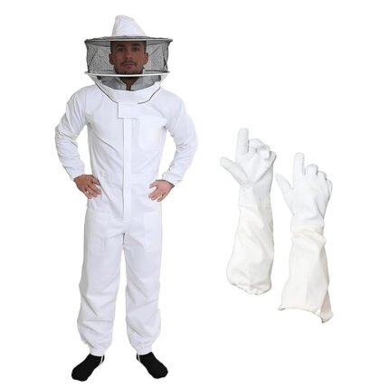 Cotton Beekeeping Suit with Gloves