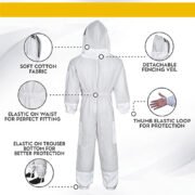 White Cotton Beekeeping Suit