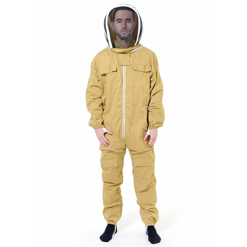 Khaki Cotton Beekeeping Suit