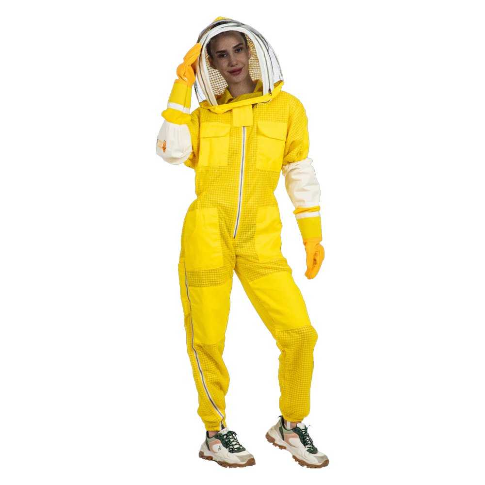 Yellow Cotton Beekeeping Suit