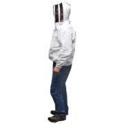 White Economy Hooded Beekeeping Jacket