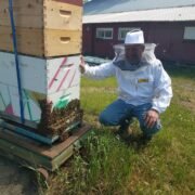 White Ventilated Beekeeping Protective Gear Jacket