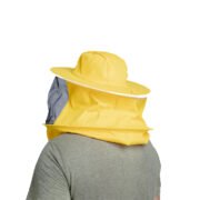 Yellow HoneyGuard Beekeeping Veil with Double-Layer Protection