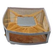 Gold Beekeeping Veil with Durable 10 Mesh Steel Wire