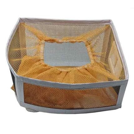 Gold Beekeeping Veil with Durable 10 Mesh Steel Wire