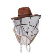 Smokey Topaz Beekeeping Hat with Elastic Band and Secure Fit