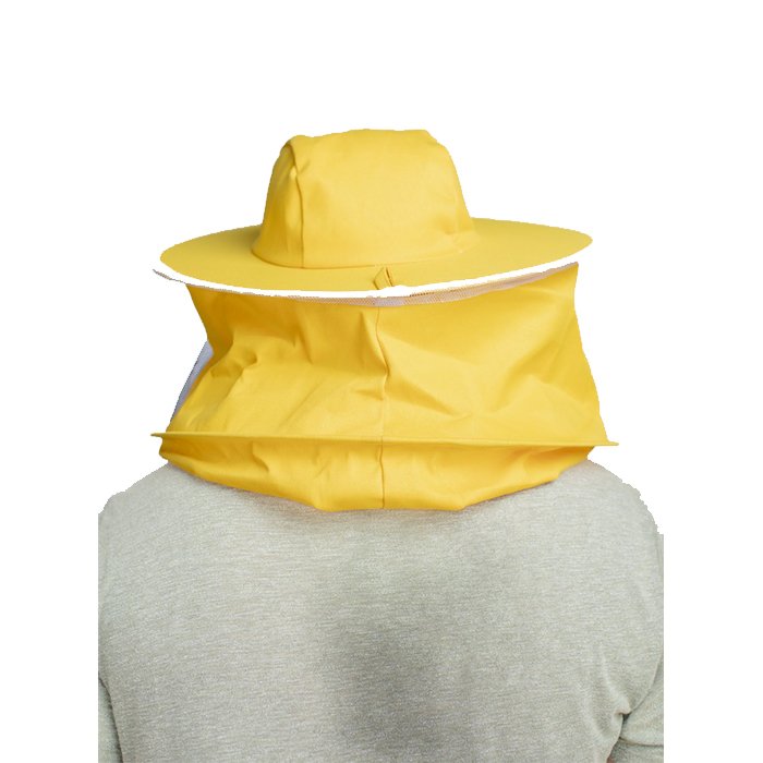 Yellow HoneyGuard Beekeeping Veil with Double-Layer Protection Yellow HoneyGuard Beekeeping Veil with Double-Layer Protection