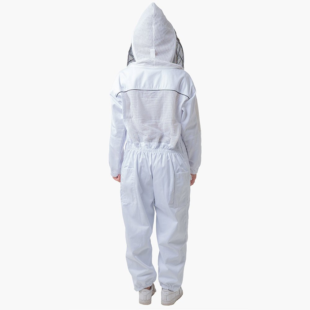 OZ Armour White Poly Cotton Beekeeping Suit OZ Armour White Poly Cotton Beekeeping Suit