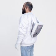 White Professional Beekeeping Protective Cotton Jacket