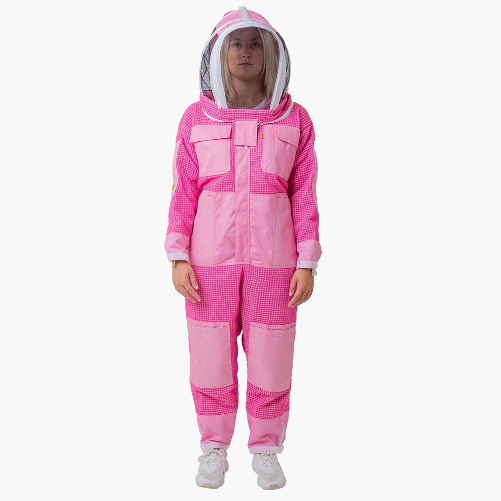 Pink Mesh Ventilated Beekeeping Suit