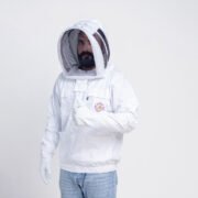 White Professional Beekeeping Protective Cotton Jacket