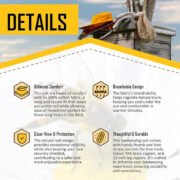 Professional White Cotton Beekeeping Suit