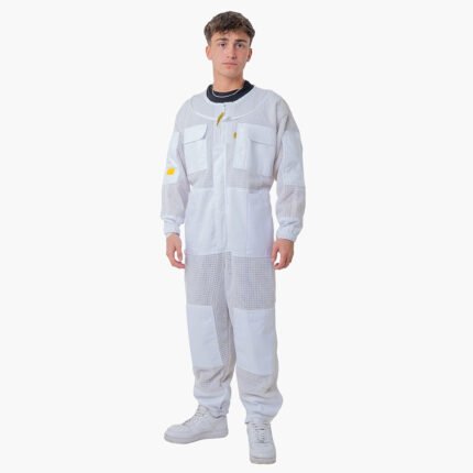 Ventilated Beekeeping Suit With Round Hat