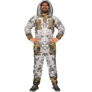 Camouflage Ventilated Beekeeping Suit for Apiarists