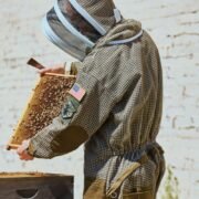 Green Ventilated Beekeeping Full Suit