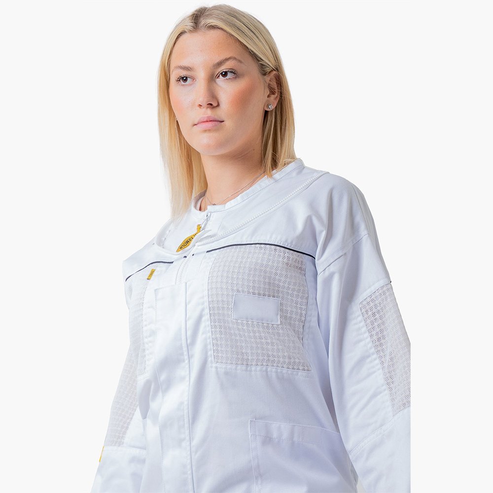 OZ Armour White Poly Cotton Beekeeping Suit OZ Armour White Poly Cotton Beekeeping Suit